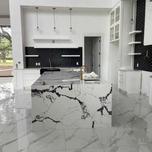 Natural stone facade